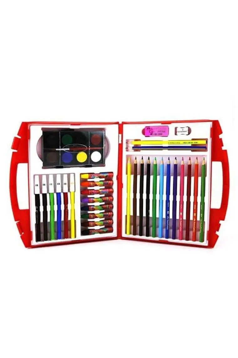 Faber-Castell Boyama Çantası (Boyama Kitabı Hediye)