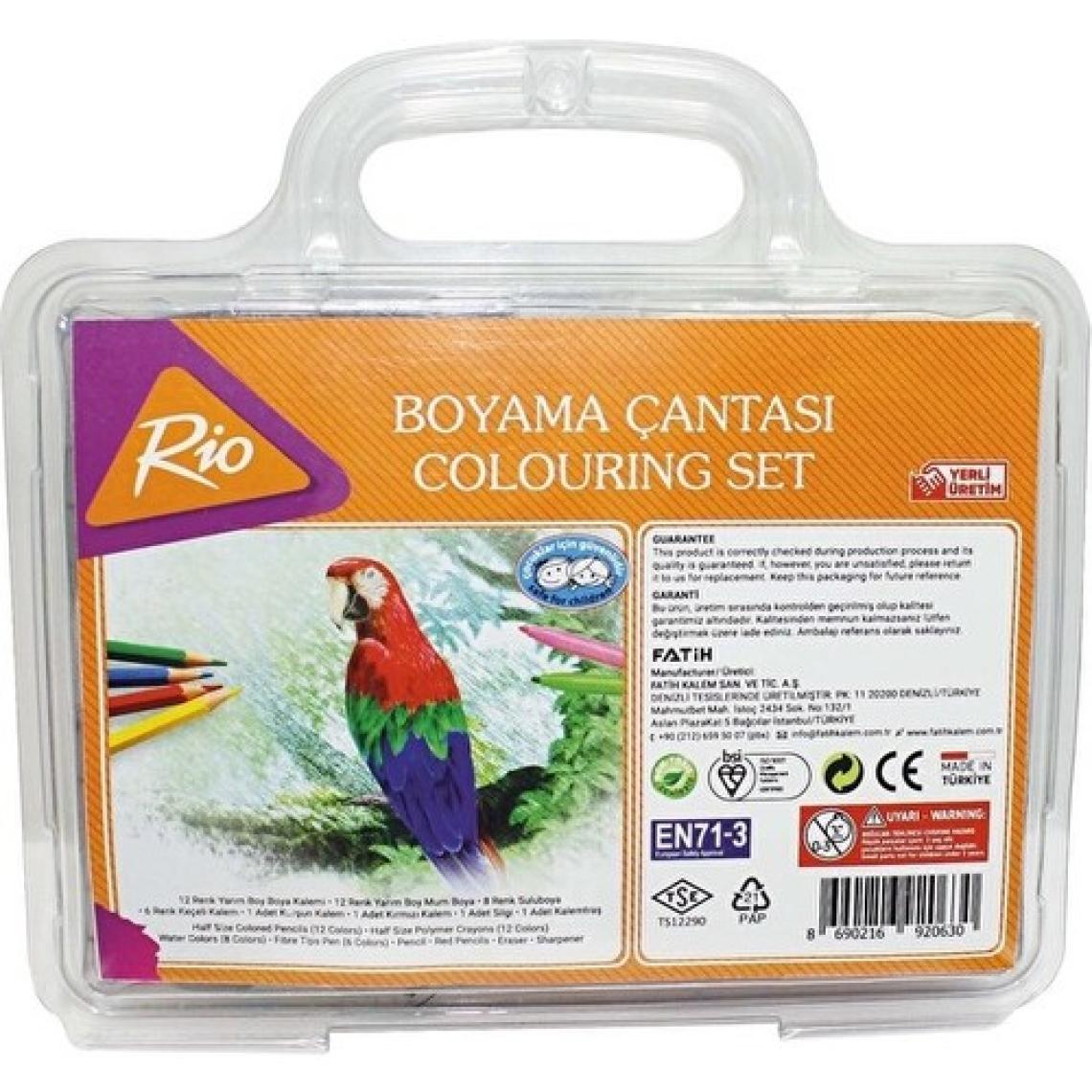 Rio Çantalı Boyama Seti 43 Parça