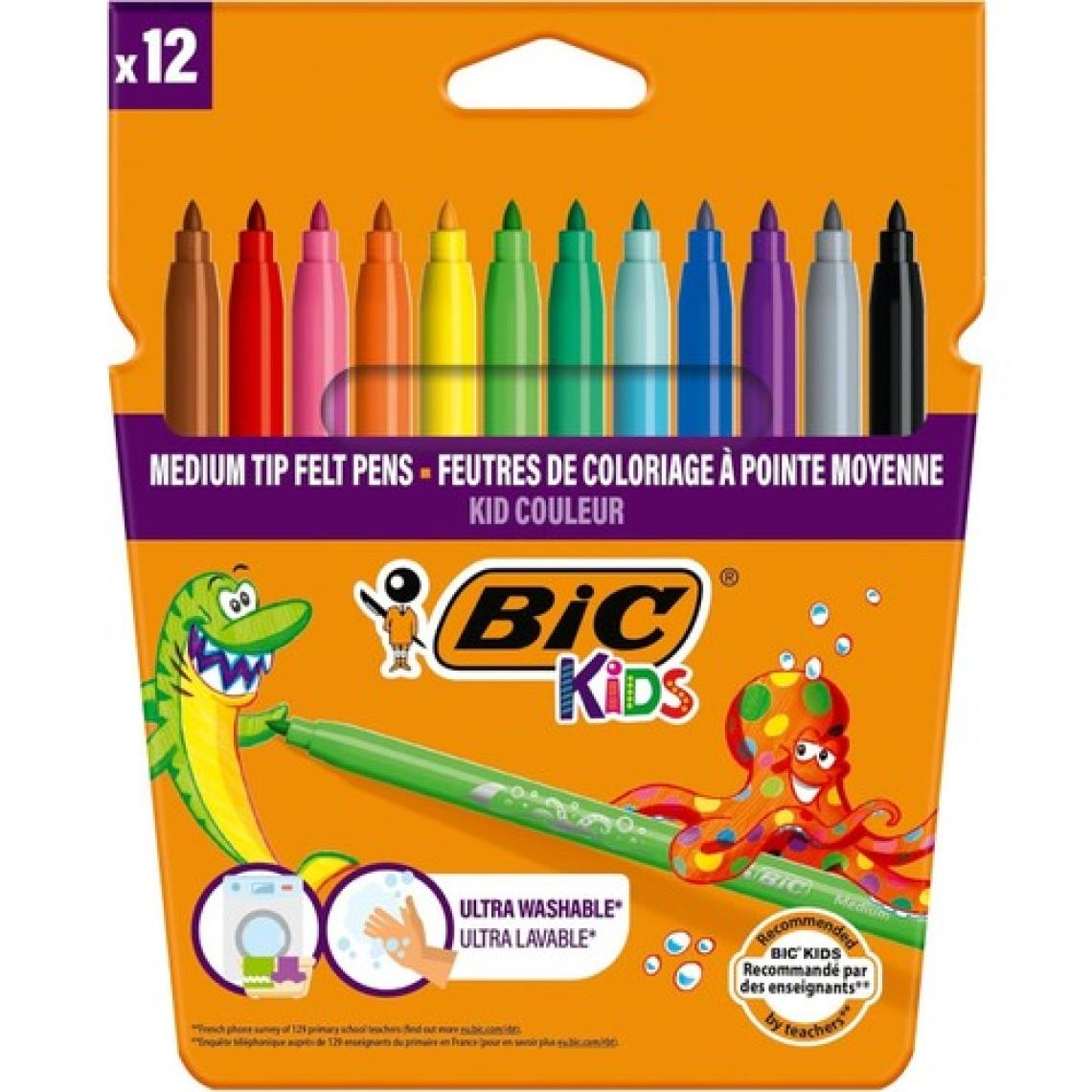 Bic Okula Dönüş Seti 12'li Kuru Boya + Keçeli Boya + Mum Pastel Boya + 12'li Kurşun Kalem