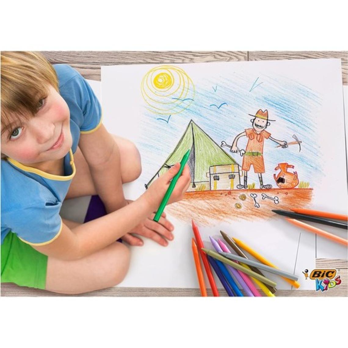 Bic Okula Dönüş Seti 12'li Kuru Boya + Keçeli Boya + Mum Pastel Boya + 12'li Kurşun Kalem