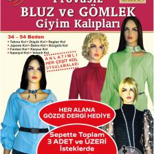 Provasız Bluz Ve Gömlek Giyim Kalıpları