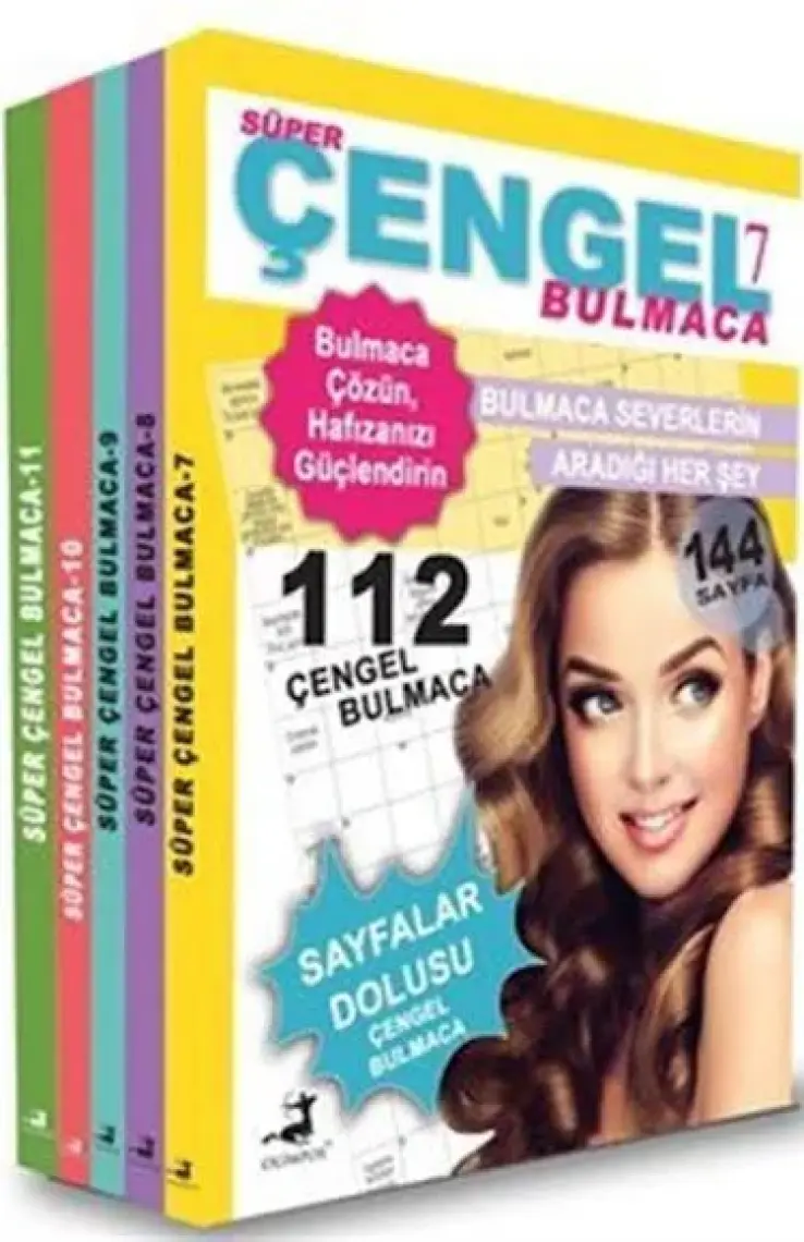 Süper Çengel Bulmaca Seti 5 Kitap Takım (7-8-9-10-11)