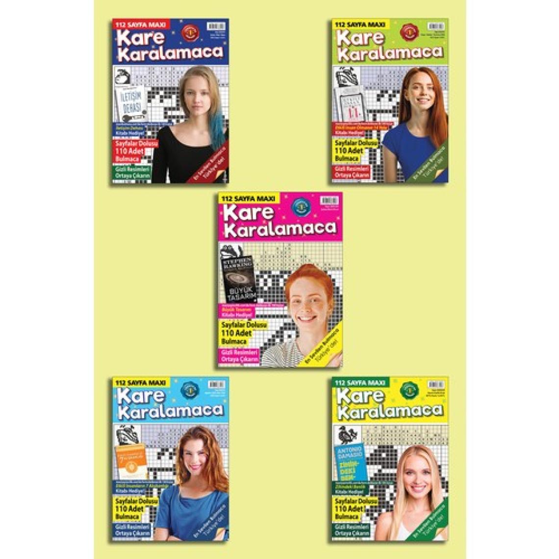 Maxi Kare Karalamaca 5'li Set
