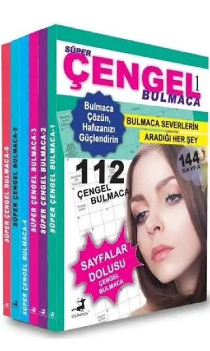 Süper Çengel Bulmaca Seti - 6 Kitap Takım