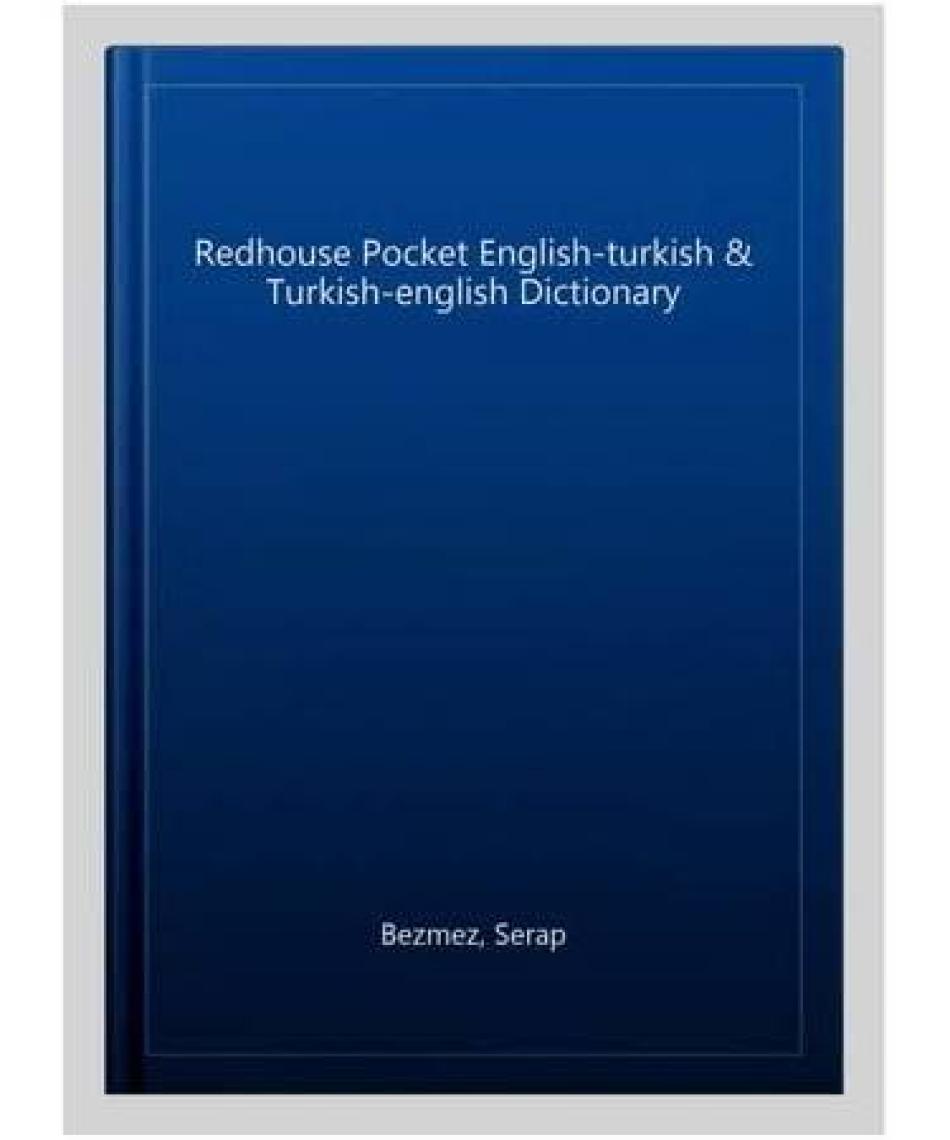 Redhouse Yayınları Cep Sözlüğü İngilizce – Türkçe / Türkçe-İngilizce