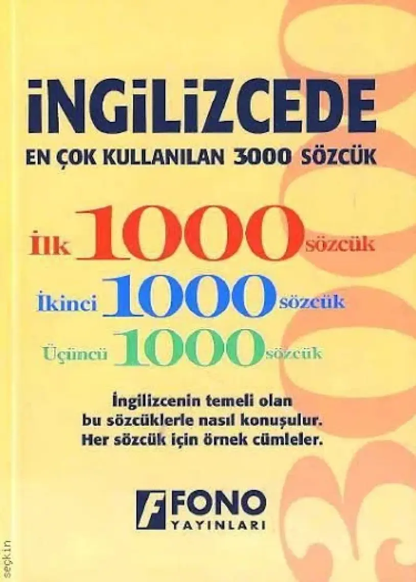 Fono Yayınları Fono İngilizcede En Çok Kullanılan 3000 Sözcük