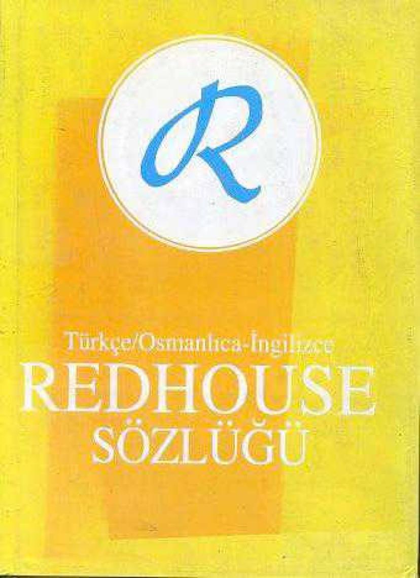 Redhouse Yayınları Türkçe-Osmanlıca-İngilizce Redhouse Yayınları Sözlüğü - Sofi Huri