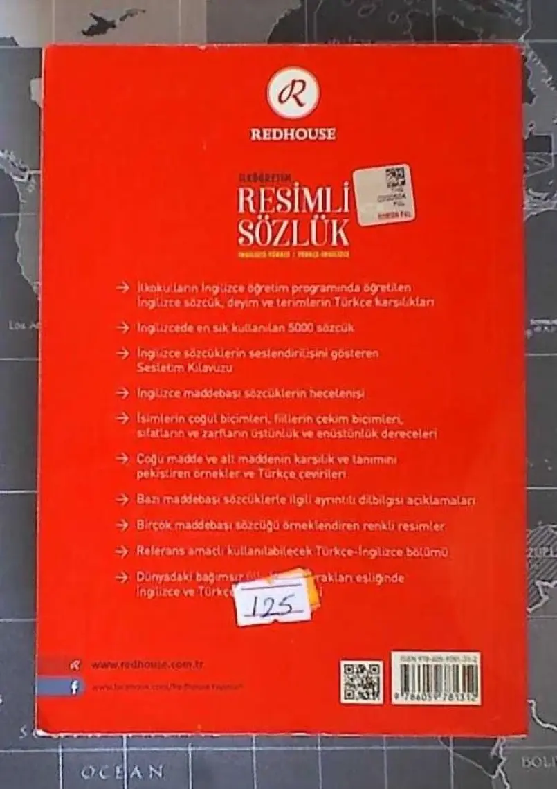 Redhouse Yayınları İlköğretim Resimli Sözlük: (Türkçe-İngilizce - İngilizce-Türkçe)