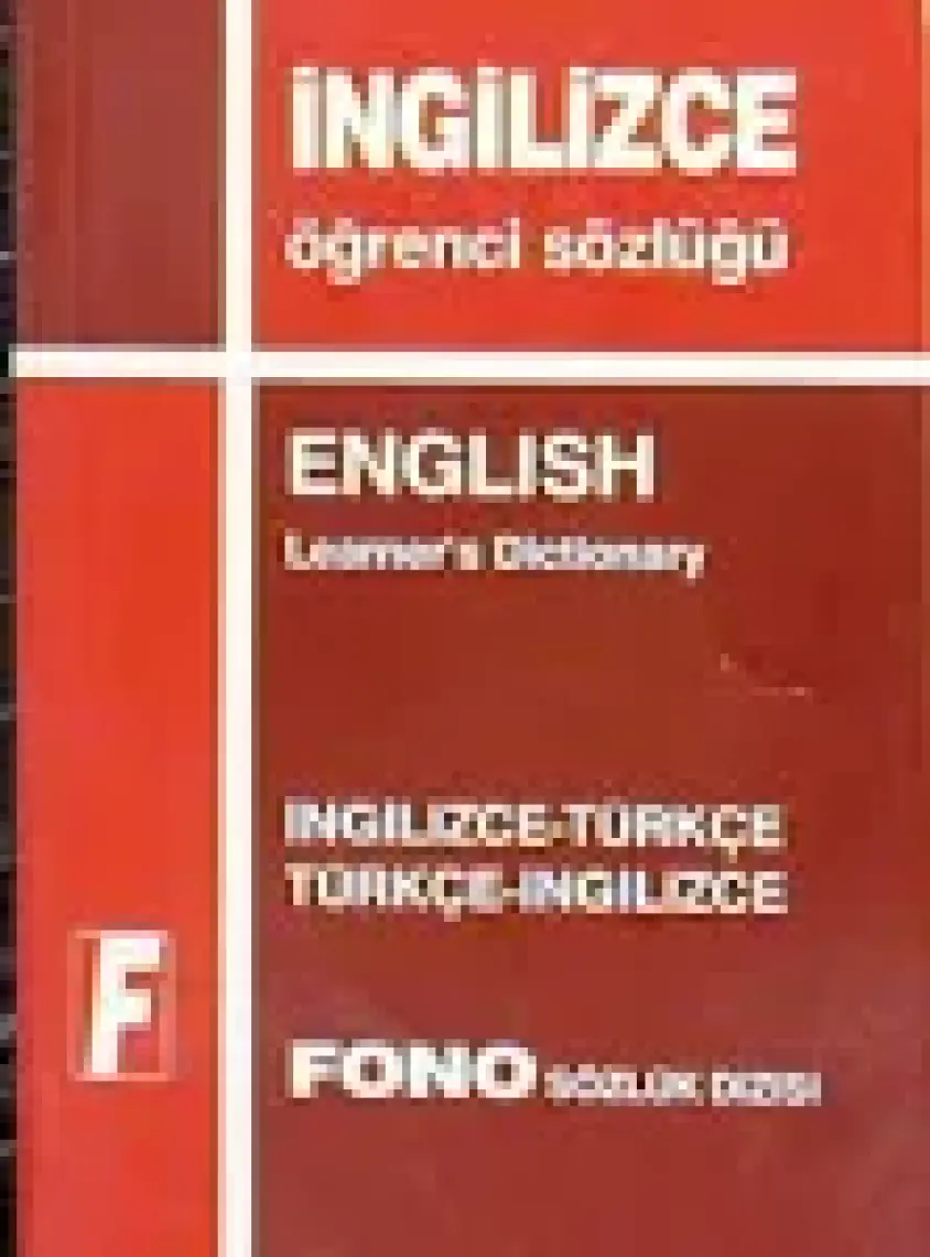 Fono Yayınları Fono İngilizce / Türkçe - Türkçe / İngilizce Standart Sözlük