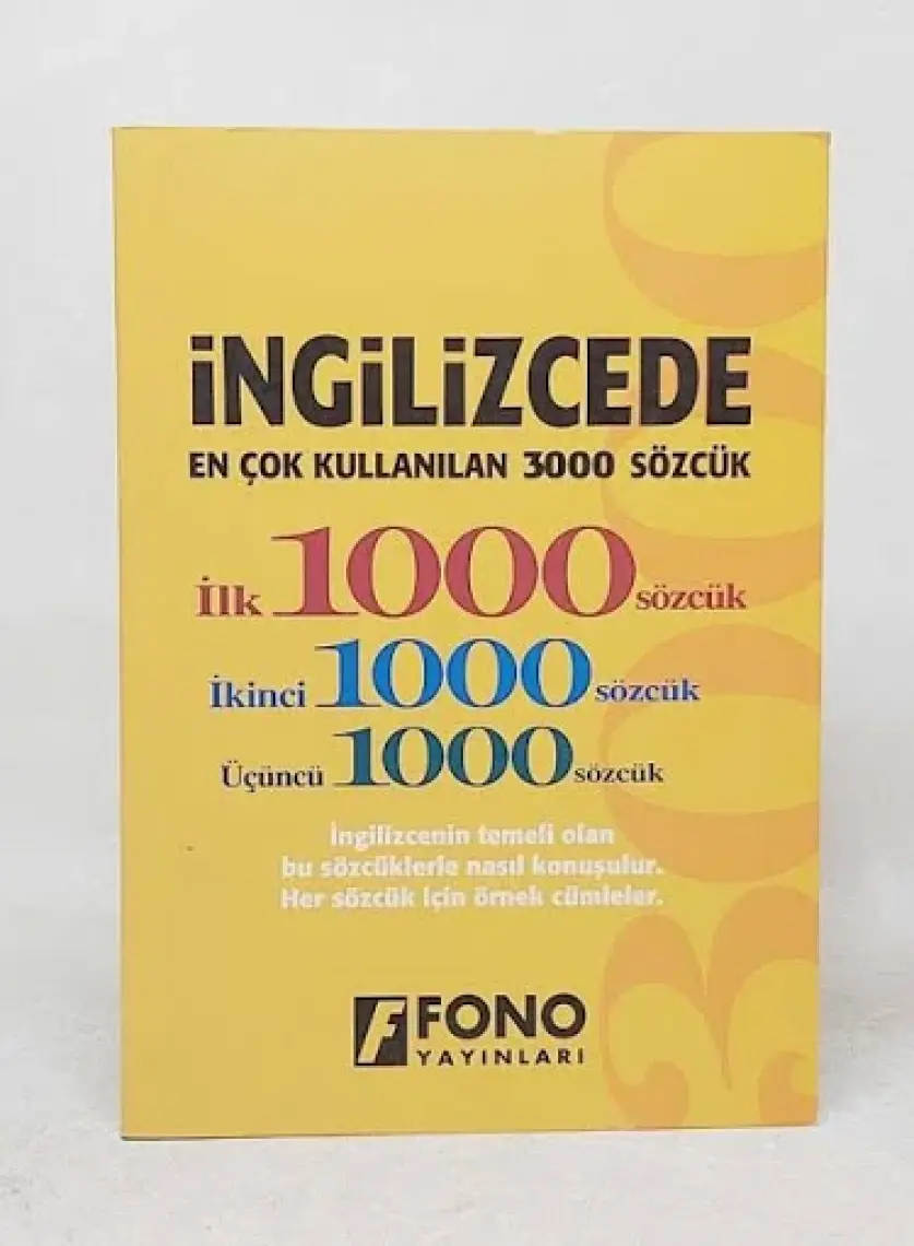 Fono Yayınları Fono İngilizcede En Çok Kullanılan 3000 Sözcük