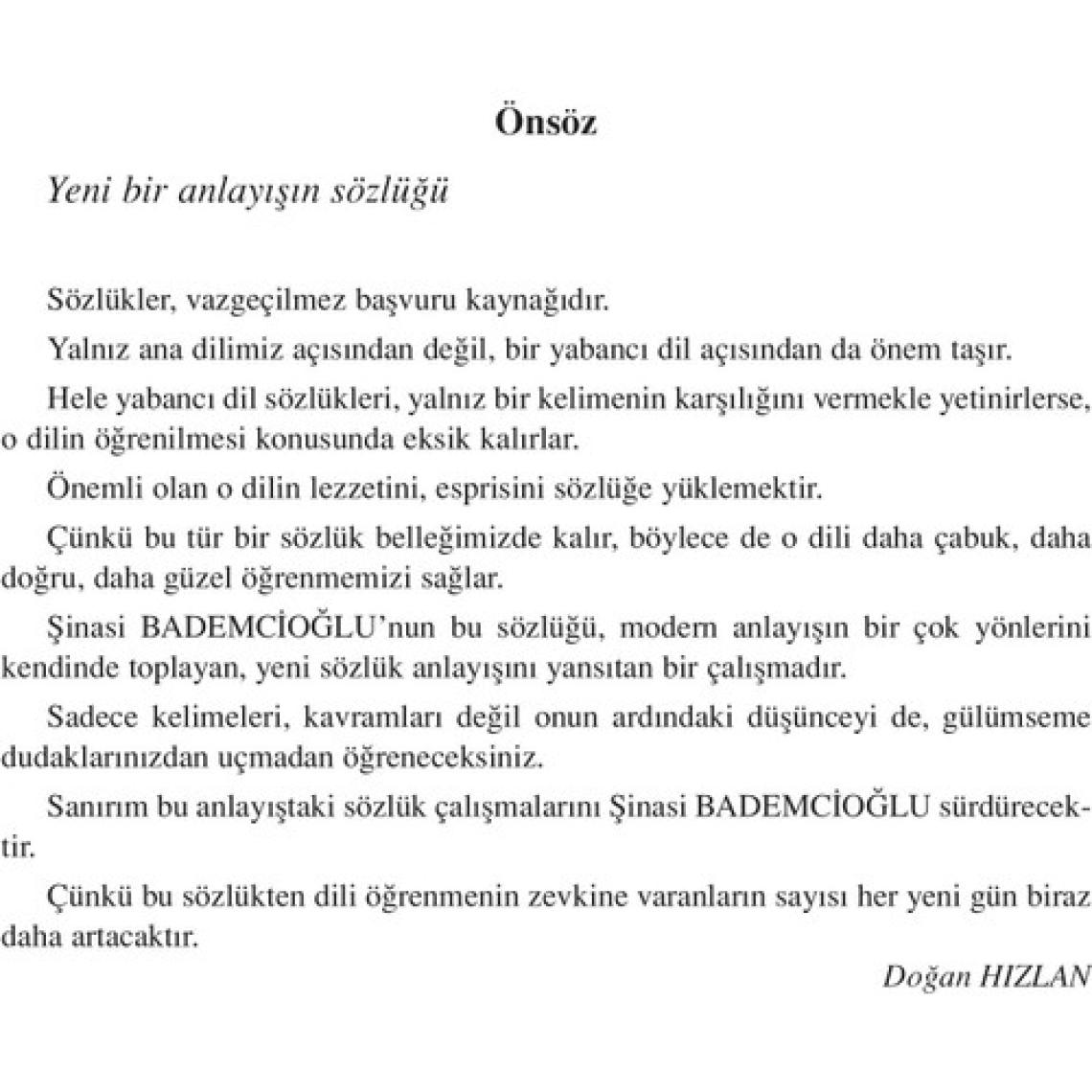 Alfa Yayınları Kurgusal Sözlük (İngilizce - Türkçe )