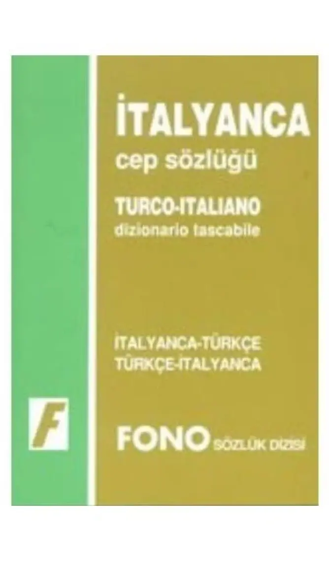 Engin Yayınevi İtalyanca Sözlük / Dizionario Italiano (Cep Sözlüğü)