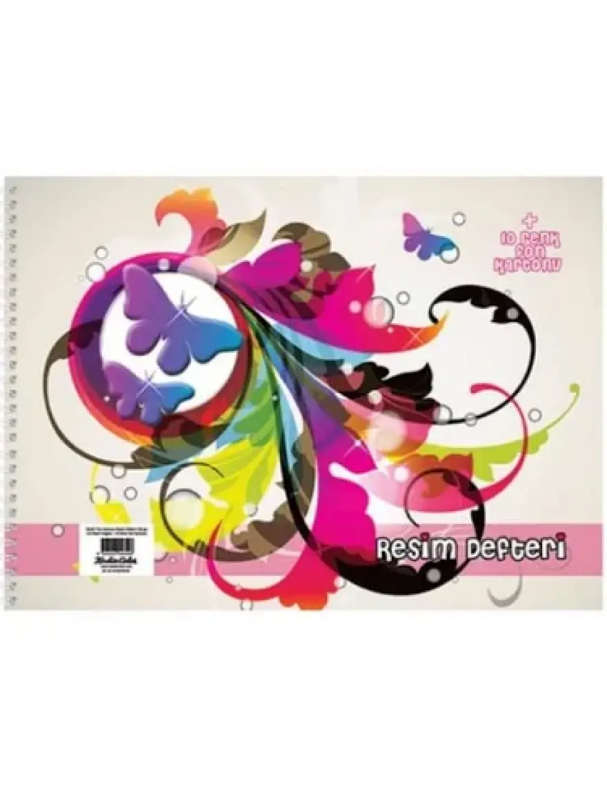 Keskin Color Srpiralli Resim Defteri 35X50 Cm 10+10 Yaprak Fon Kartonlu 301520-99
