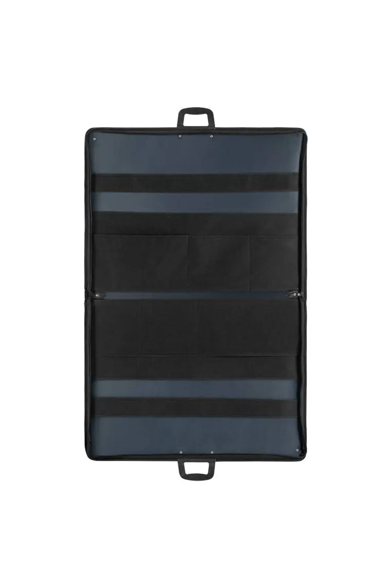 50x70 cm (55x75 cm) (EN BÜYÜK BOY) Suni Deri Profesyonel Resim - Proje Çantası Siyah