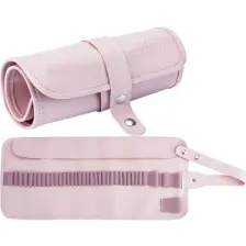 Suni Deri Rulo Kalemlik 36 Bölmeli Soft Pembe