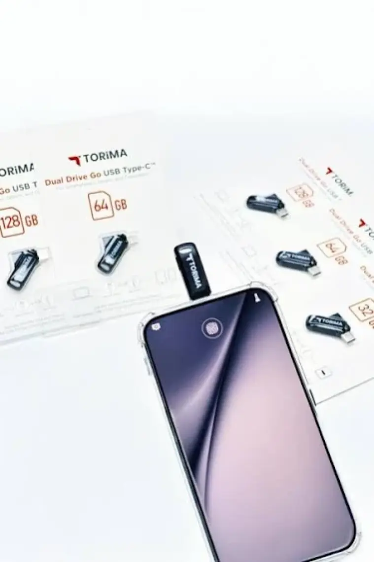 Torima Siyah 64GB Çift Sürücülü Usb-Type-C Otg