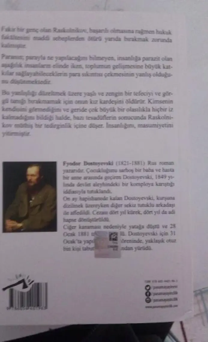 Suç ve Ceza - Fyodor Mihayloviç Dostoyevski