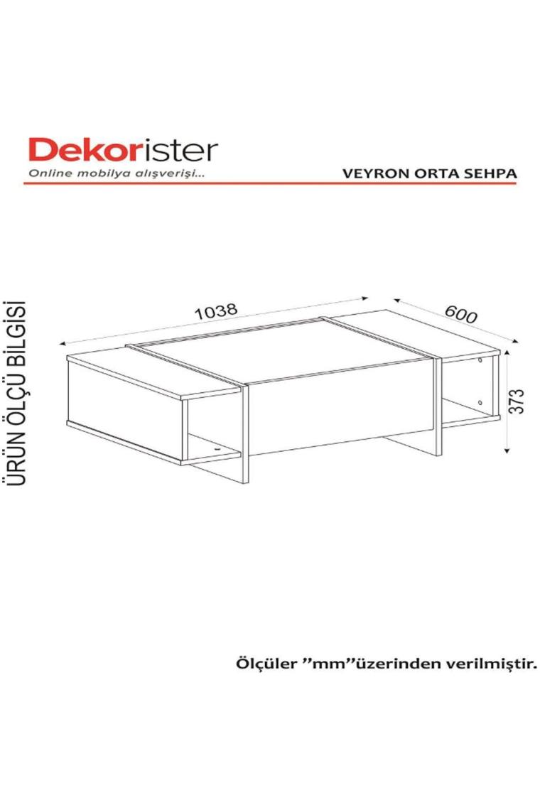 Exclusive Veyron Orta Sehpa Rebab-Mermer
