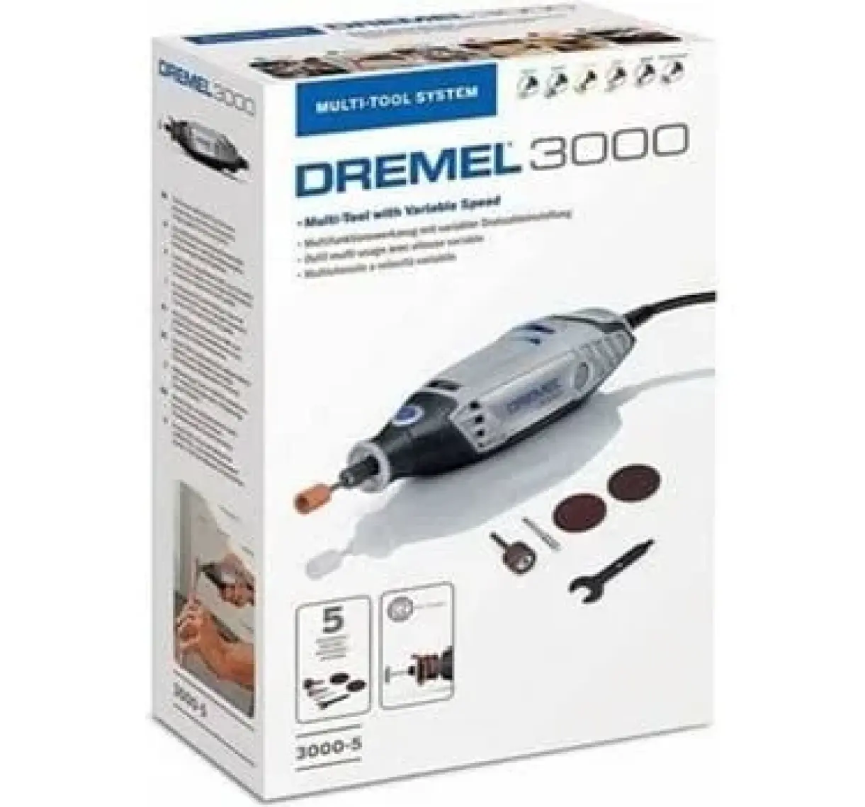Dremel 3000-5 Gravür Makinası 130W 5 Aksesuar