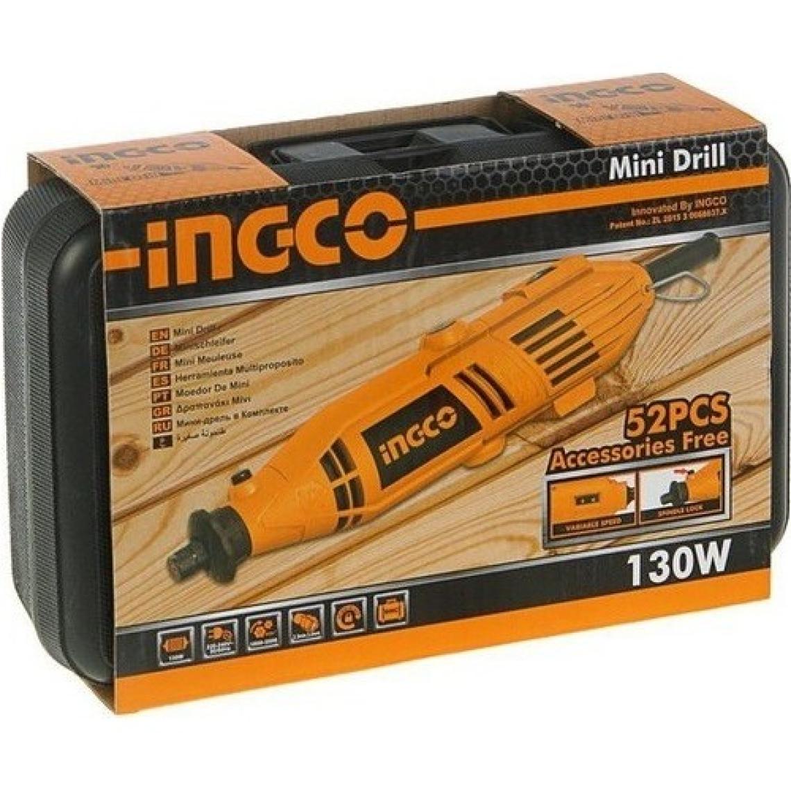 Ingco MG1309 Gravür Taşlama Hobi Seti 130W 52'li Mini Drill