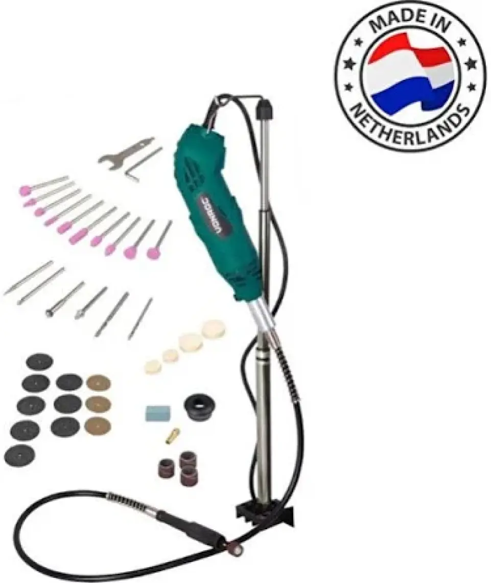VONROC Multi Gravür El Motoru - 40 Çeşit Aksesuarlar - 160W