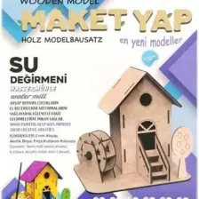Südor Ahşap Maket Su Değirmeni Boyama Seti 16X15X14 cm N:MD207
