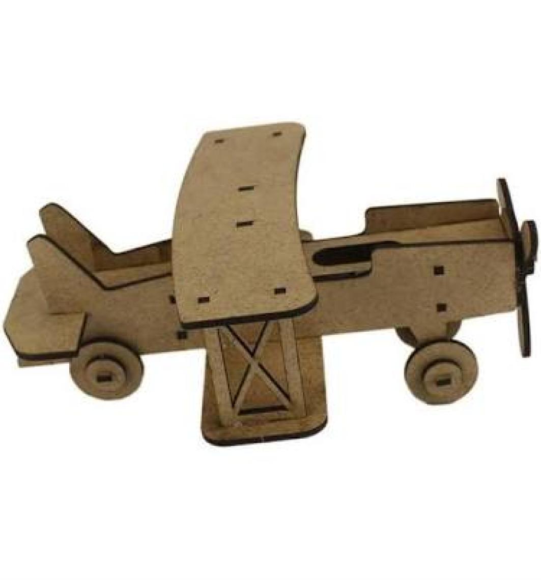 Südor Ahşap Maket Uçak Boyama Seti 15X15X6 cm N:MD201