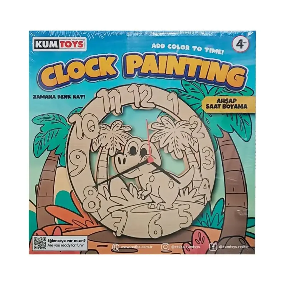 Kumtoys Ahşap Saat Boyama