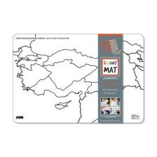 Akademi Çocuk-Funny Mat - Türkiye Bölgeler Dilsiz Haritası