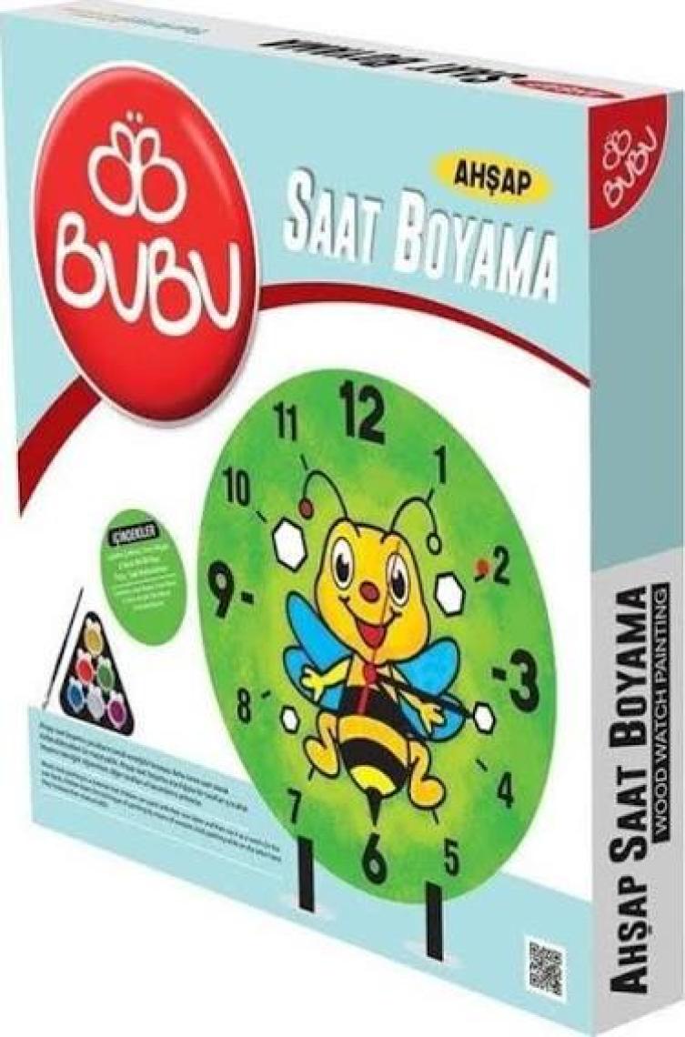 Bubu Ahşap Saat Boyama