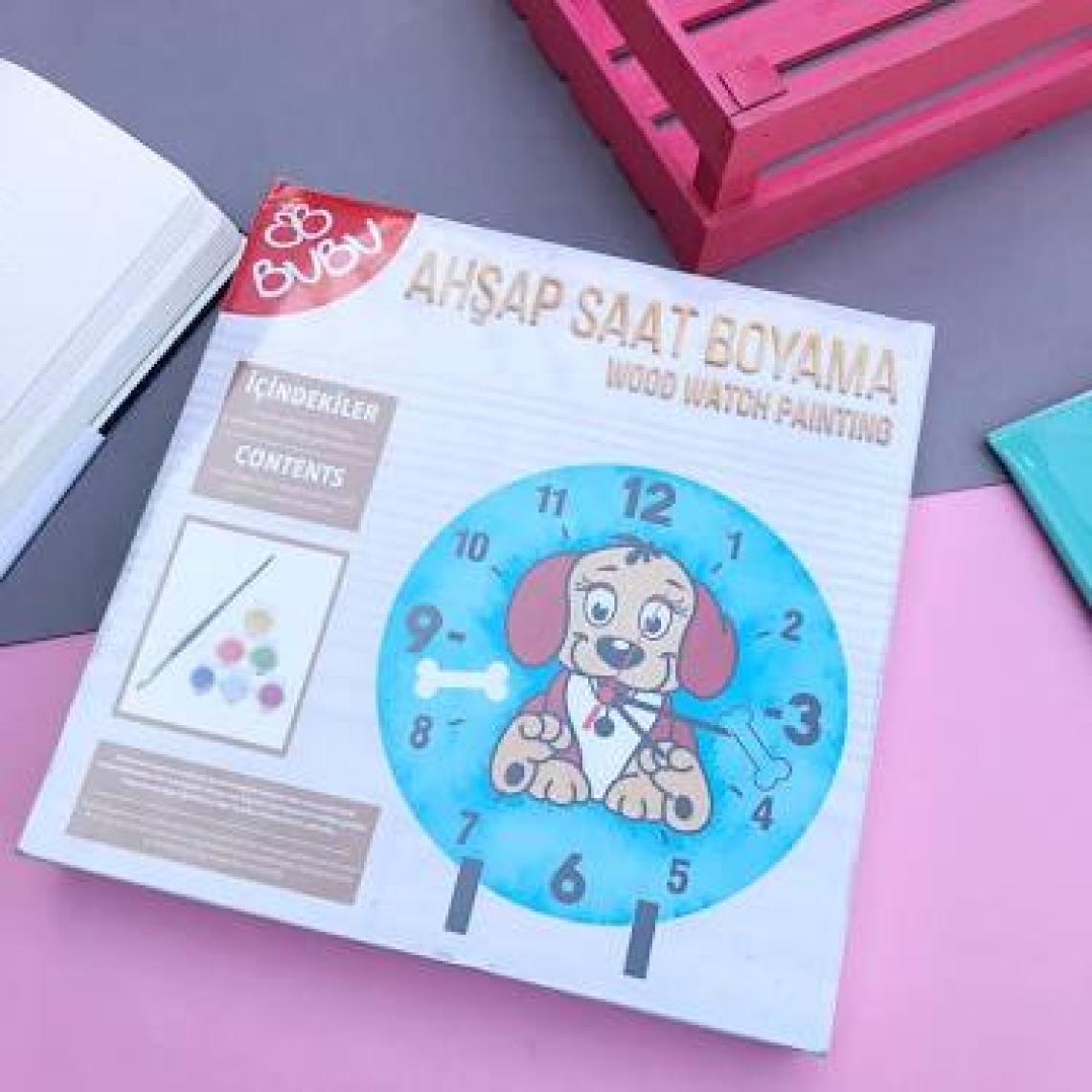 Bubu Ahşap Saat Boyama