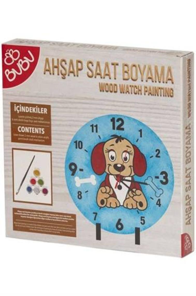 Bubu Ahşap Saat Boyama