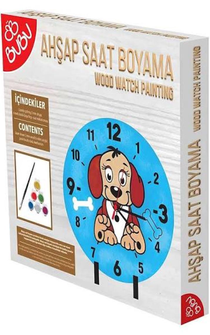 Bubu Ahşap Saat Boyama