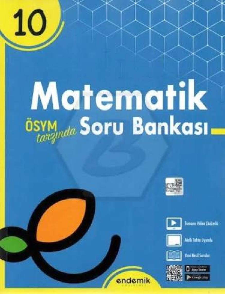 Endemik 10. Sınıf Matematik Soru Bankası
