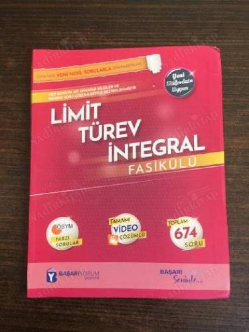 Başarıyorum Yayınevi Limit Türev Integral