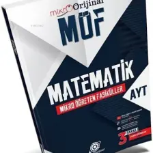 Orijinal Yayınları Mikro AYT MÖF Matematik MÖF Mikro Öğreten Fasiküller 2025
