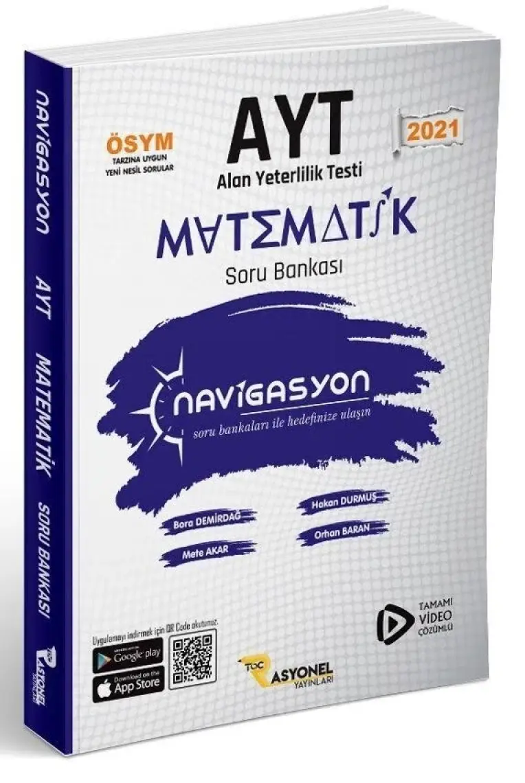 Rasyonel Yayınları Navigasyon AYT Matematik Soru Bankası