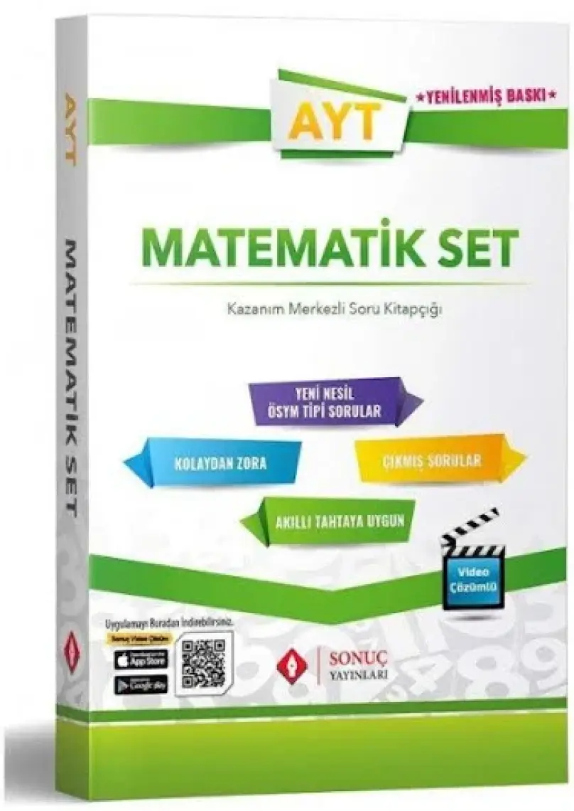 Sonuç Yayınları  AYT Matematik Set Kazanım Merkezli Soru Bankası