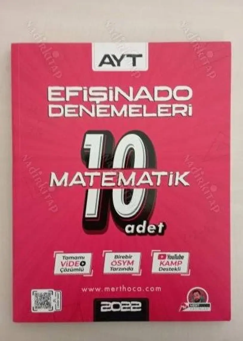 Mert Hoca Yayınları 2023 AYT Efişinado Matematik Denemeleri – 10’lu Deneme