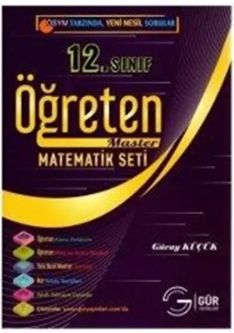 Gür Yayınları 12.Sınıf Öğreten Master Matematik Seti