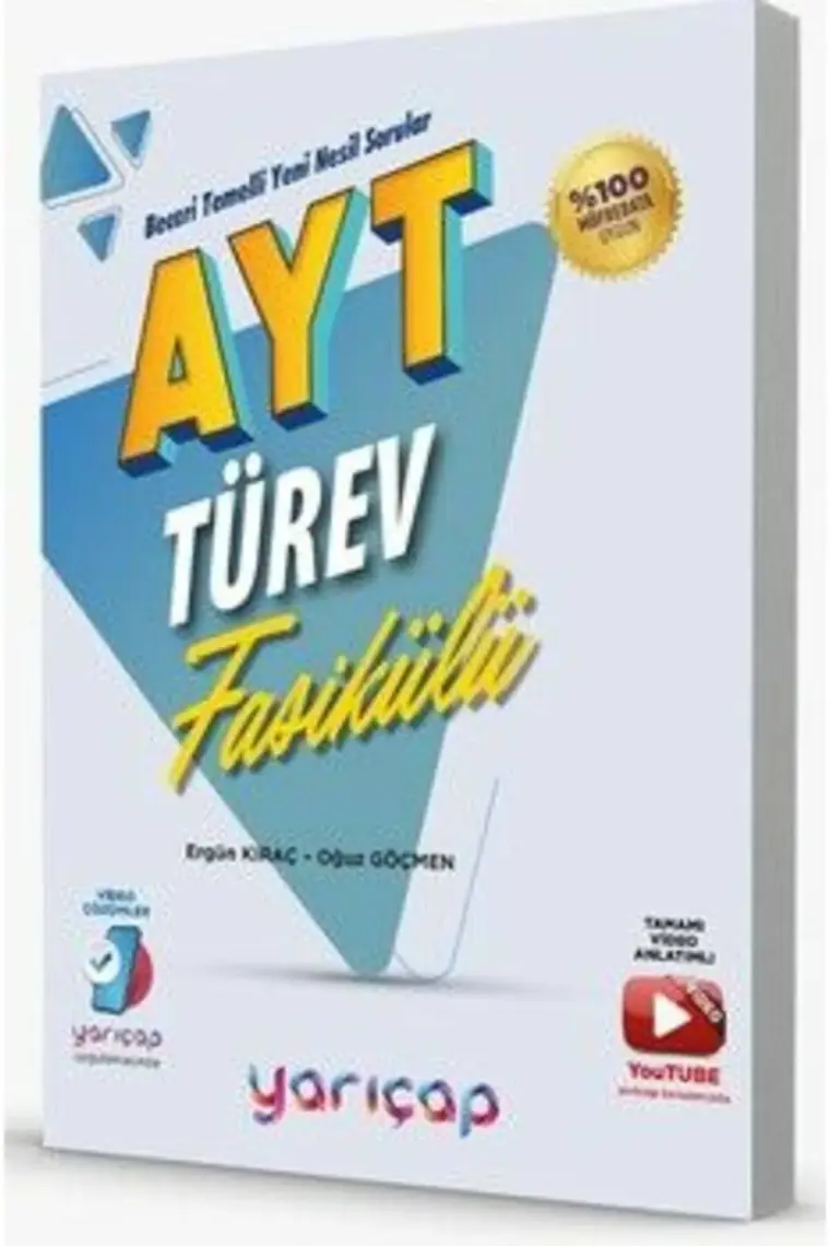 Yarıçap Yayınları AYT Türev Fasikülleri