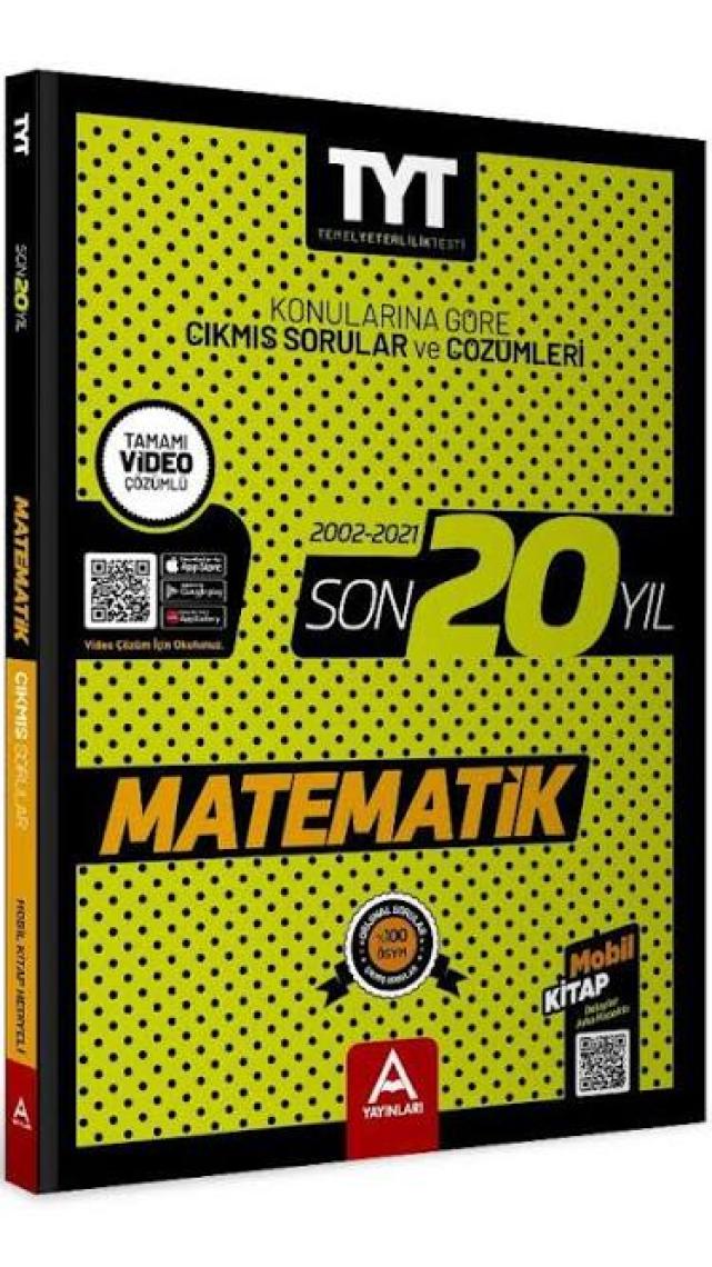 A Yayınları TYT Matematik Son 20 Yıl Çıkmış Sorular