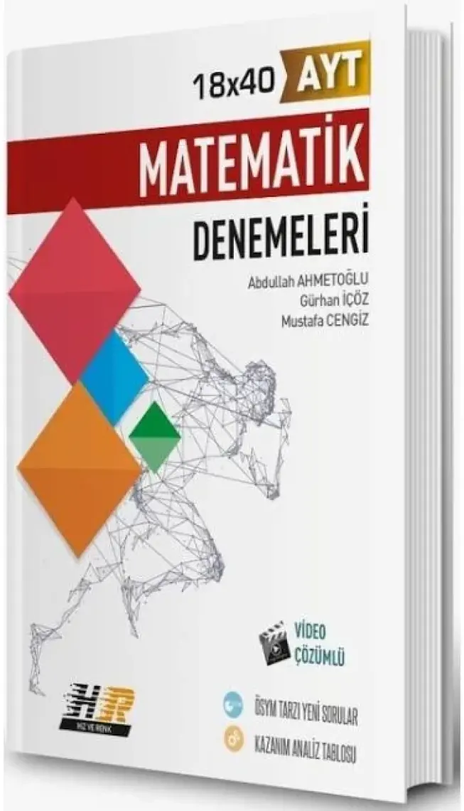 Hız ve Renk Yayınları AYT Matematik 12x40 Denemeleri