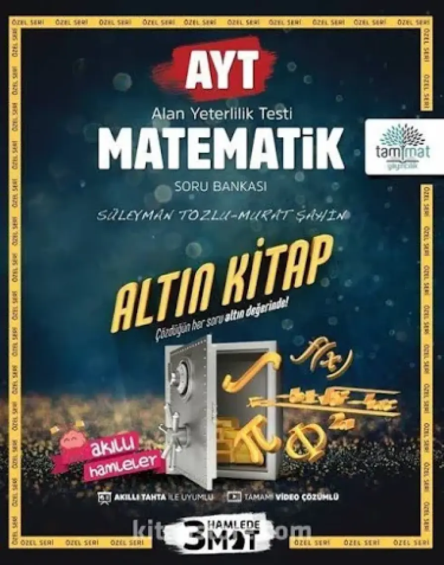 Tammat Yayıncılık 3 Hamlede Mat Ayt Matemetik Soru Bankası