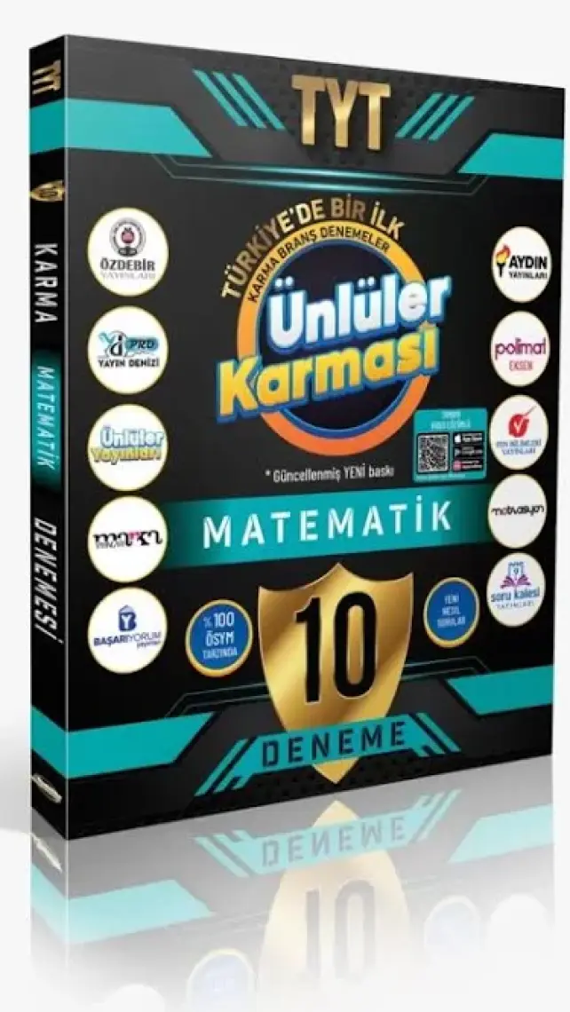 Ünlüler Karması TYT Matematik 10 Deneme 10 Yayın