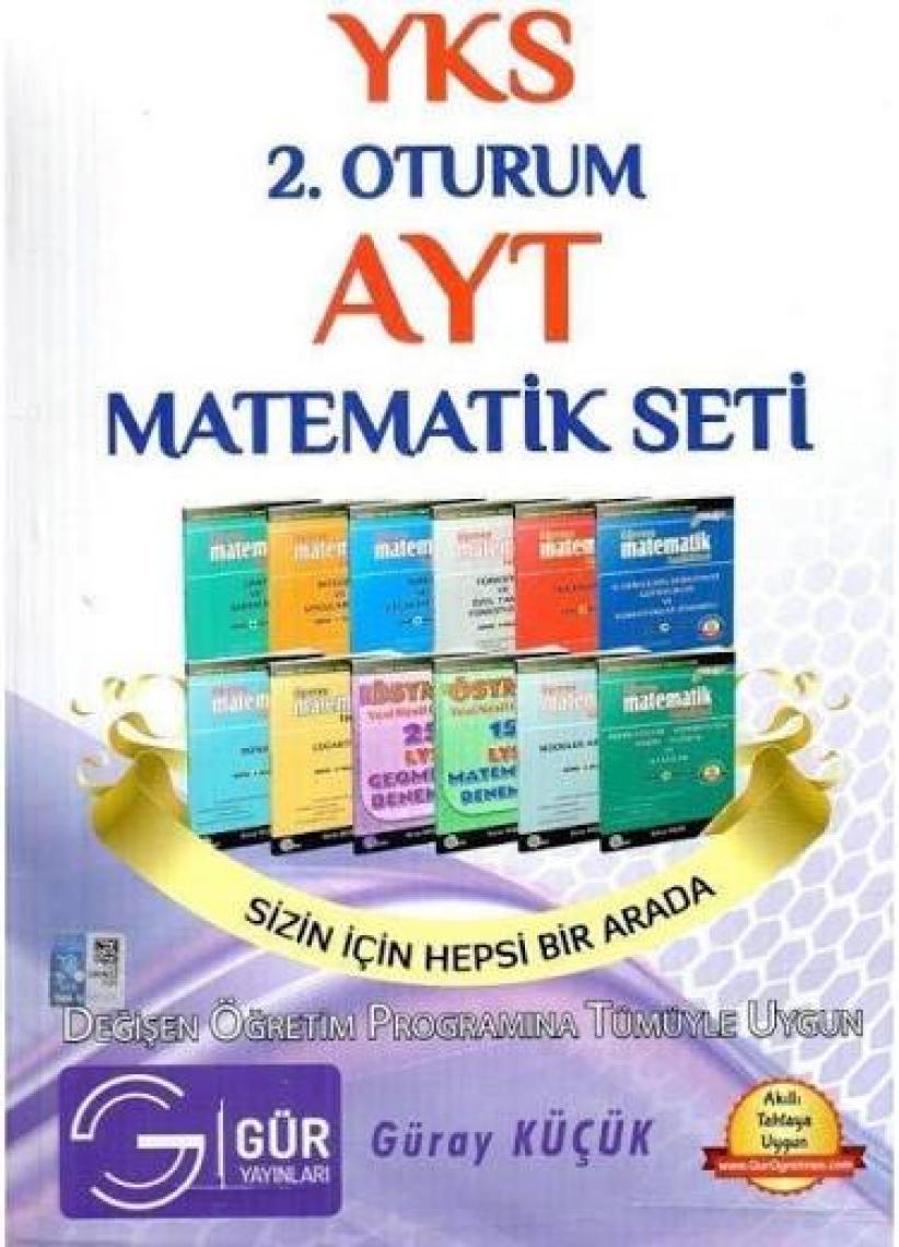 Gür Yayınları Öğreten AYT  Matematik Set
