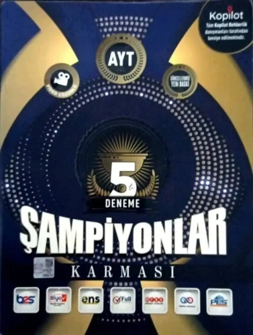 Akademi Denizi Yayınları Şampiyonlar Karması AYT 5 Deneme
