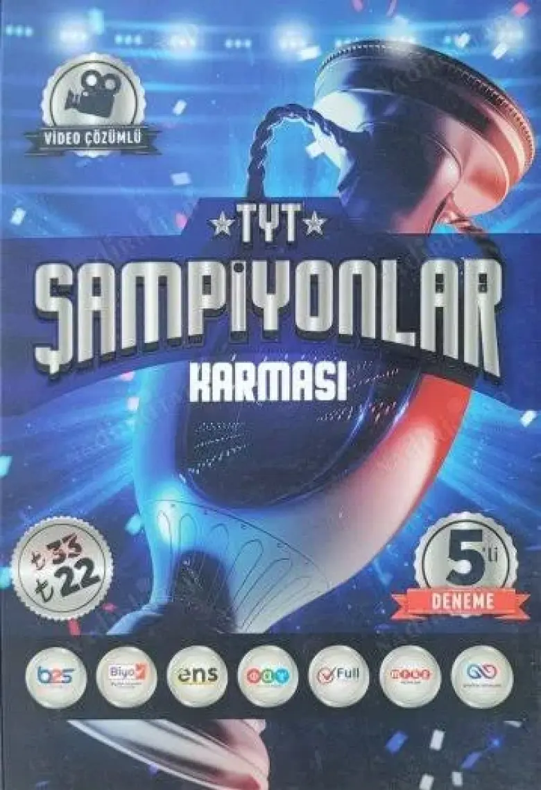 Akademi Denizi Yayınları Şampiyonlar Karması AYT 5 Deneme