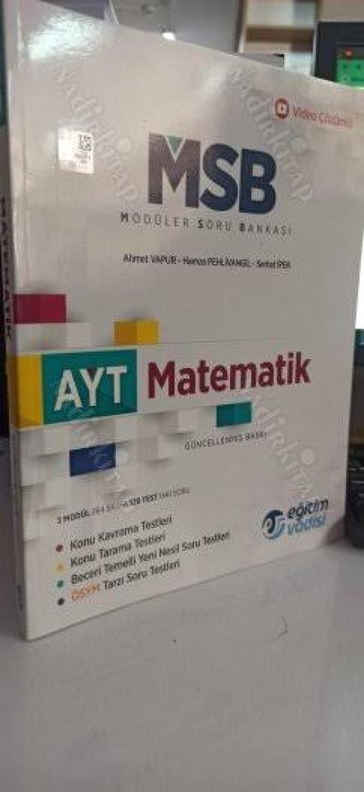 Eğitim Vadisi Yayınları AYT Matematik Modüler Soru Bankası Video Çözümlü