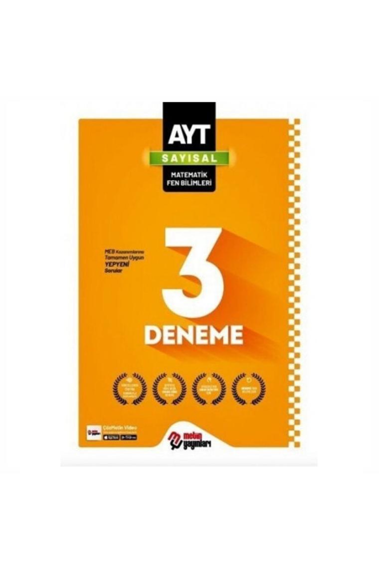 2023 Metin Yayınları AYT Sayısal 3 Genel Deneme